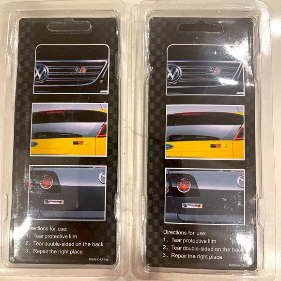 Motor sport solid mark green red silver color/ NWOT - Picture 2 of 2